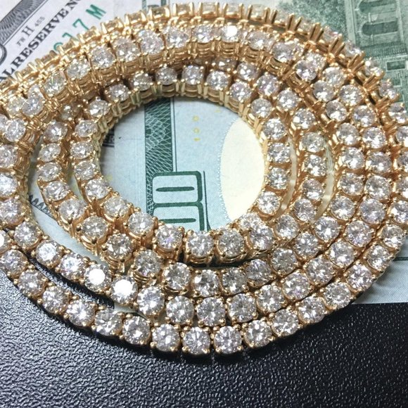 [LAST DAY SALE] 4mm Diamond Tennis Chains 24in - Picture 2 of 2